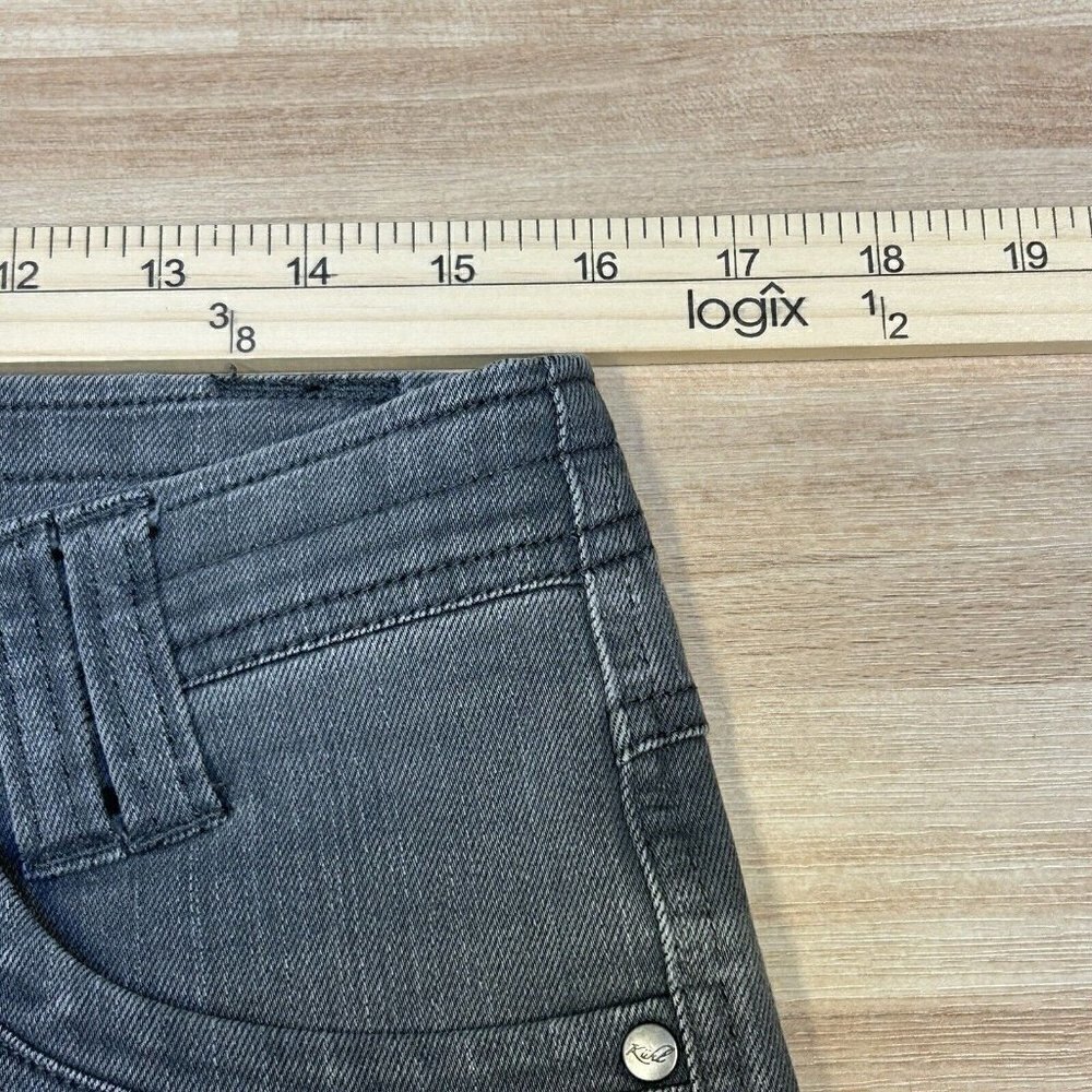 Kuhl Jeans Women Size 10 Reg Gray Skinny Pockets Hiking Stretch Denim Outdoor - Picture 16 of 16
